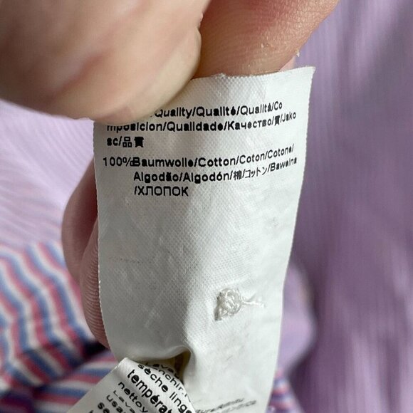 Boss Orange Mens Striped Button-Down Long Sleeve Shirt 1769 - Picture 4 of 8